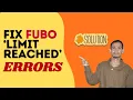 How to Fix Fubo Limit Reached Error Step-by-Step - Here s How You Can Do It 2026 Edition