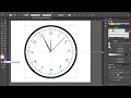 How To Make Clock Watch Adobe illustrator CS6 Graphic University 7