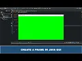 Java GUI Crash Course Tutorial - Create a GUI Frame with JFrame class and Methods