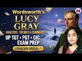 Complete Class Marathon - 48 Wordsworth s Lucy Gray UP TGT PGT English Preparation