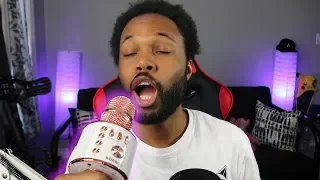 Singing Billie Eillish On A Karaoke Bluetooth Speaker BONAOK Microphone Unboxing