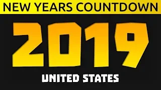 New Year s Countdown 2019 - ALL U S Time Zones LIVE