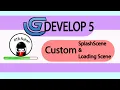 How to add custom Splash intro and Loading scene in Gdevelop