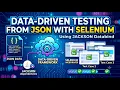Data Driven Testing Using JSON File in Selenium Java TestNG Jackson Databind