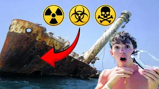 Exploring A Dangerous Abandoned Shipwreck⚠️We Found Something Terrifying…