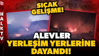 KOZAN'DA KRİTİK SAATLER! 2 ayrı noktadaki yangın nedeniyle yerleşim yerleri boşaltıldı!