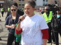 Trump protester Johanna Heinemanpieper speaks day after arrest in Janesville