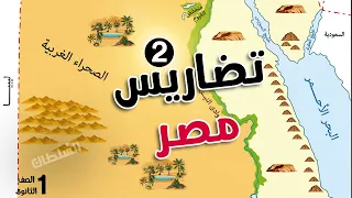 تضاريس مصر الجزء التانى أولى ثانوى جغرافيا الترم الأول 