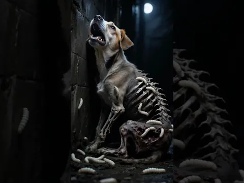 the dog is trying very hard #wolf #scary #ghost #spooky #ai #funny