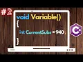 Variables and their Datatypes Unity C Tutorial In Hindi