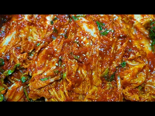 김장김치 보관법과 양념 버무리는 방법