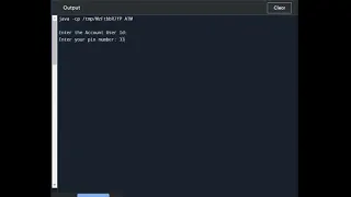 ATM Interface Java Oasis Internship Task 3 Java Internship