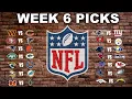 NFL Week 6 Picks 2022