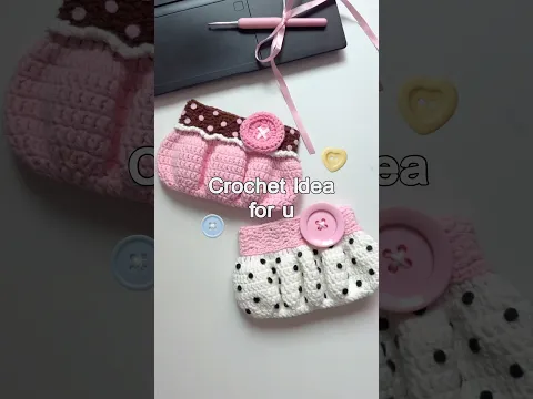 My attempt on #crochet button bag 💞🎀