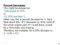 Percent Increases and Decreases Magoosh GRE