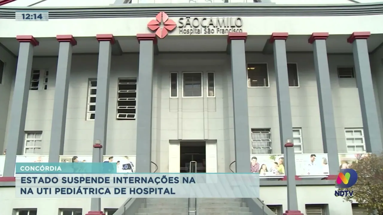 Estado suspende internações na UTI pediátrica de Hospital de Concórdia