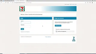 7 Eleven Employee Login 7 Eleven Employee Portal Page