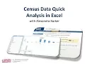 CENSUS DATA QUICK ANALYSIS IN EXCEL