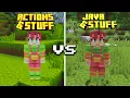 Action Stuff VS Java Remakes of Action Stuff