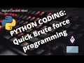 Basic Brute Force Python Programming