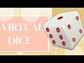 Virtual Dice Virtual Dice Roll for Classroom Games Digital Dice