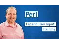 Hashing - Perl List and User Input