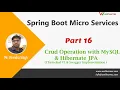 Spring Boot Mysql Hibernate JPA Crud Operation With Thymeleaf Swagger 2 Part 16
