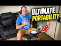 A drum kit you can take anywhere AKLOT Portable Electric Drum Set