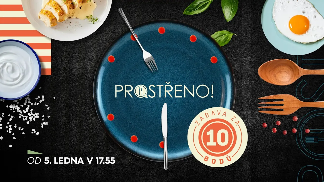 prima+ — Prostřeno! - Od 5. ledna v 17.55 (YouTube video ad)