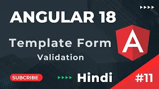 How to Create Template Form Template Form Validation Angular 18 Tutorial In Hindi part 11