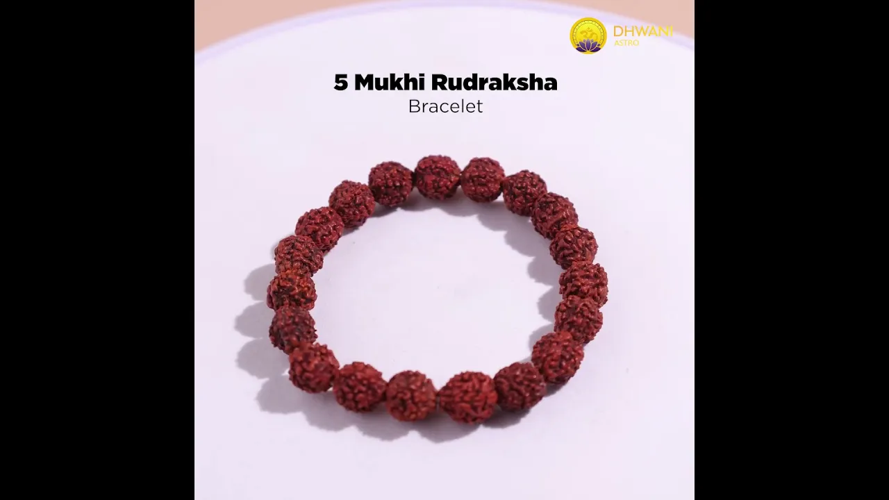 5 Mukhi Rudraksha Bracelet - Abhimantrit