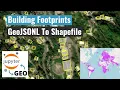 How to split a large geojsonl into smaller chunks and convert to shapefile with only one command
