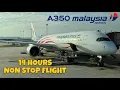 Lagu Malaysia Airlines Airbus A350-900 Economy 🇲🇾 Kuala Lumpur KUL to London LHR 🇬🇧 [FULL FLIGHT REPORT]