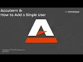 AccuTerm 8 Creating a Single User