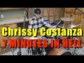 Download Lagu Chrissy Costanza - 7 Minutes In Hell | Bass Boosted Drum Cover