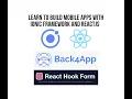 PREVIEW Learn to Build Mobile Apps With Ionic Framework ReactJS Parse Platform React Hook Form