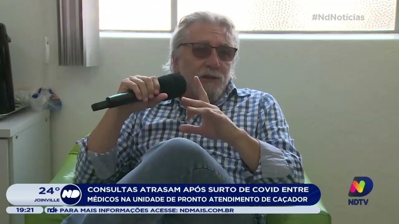 Surto de Covid-19 atrasam consultas em Caçador