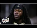 Should Alvin Kamara get paid like top-tier RBs First Take debates
