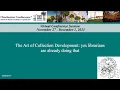 The Art of Collection Development yes librarians are already doing that
