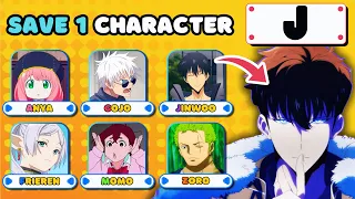 Save 1 Anime Character For Each Letter A Z Quiz 