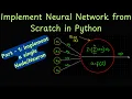 Part 1 - Implement single Neuron of a Neural Network from scratch in python