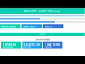 EMI Calculator using HTML CSS and JS CODE WITH NM