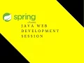 Java Web Development Session 1 Maven Spring C