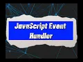 JavaScript Event Handlers - onerror Event