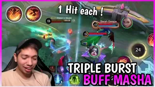 Download New Burst Buff Masha with a twist | Masha Gameplay | MLBB MP3