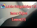 How To Use Insert Object In Adobe PageMaker 7 0 Lesson 13 Burmese Tutorial