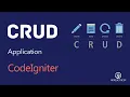 CodeIgniter CRUD Application