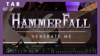 HammerFall - Venerate Me | [TAB + Rhythm Guitar Cover] @hammerfall