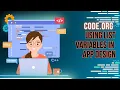 How to Use List Variables in code org App Lab