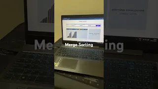 Merge Sort Sorting Visualizer ReactJs Project